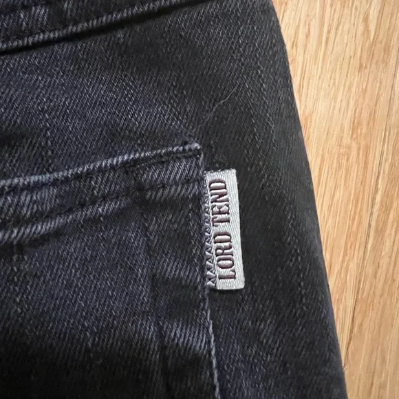 JNCO Black Wide Leg Jeans with Embroidered Butterflies - Picture 3 of 5